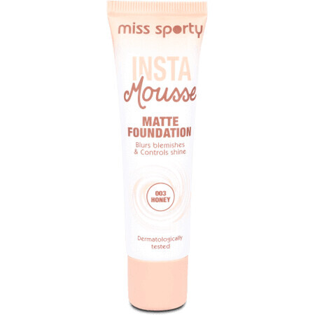 Fondotinta Miss Sporty Insta Mousse Matte 003 Miele, 30 ml