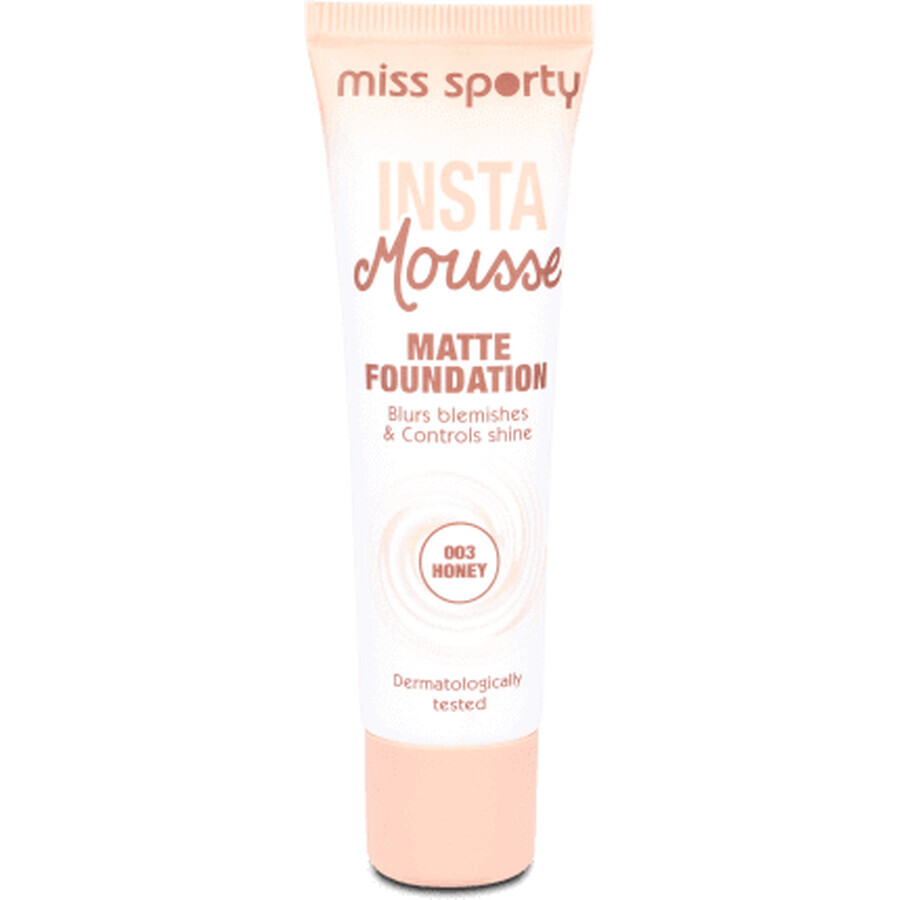 Fondotinta Miss Sporty Insta Mousse Matte 003 Miele, 30 ml