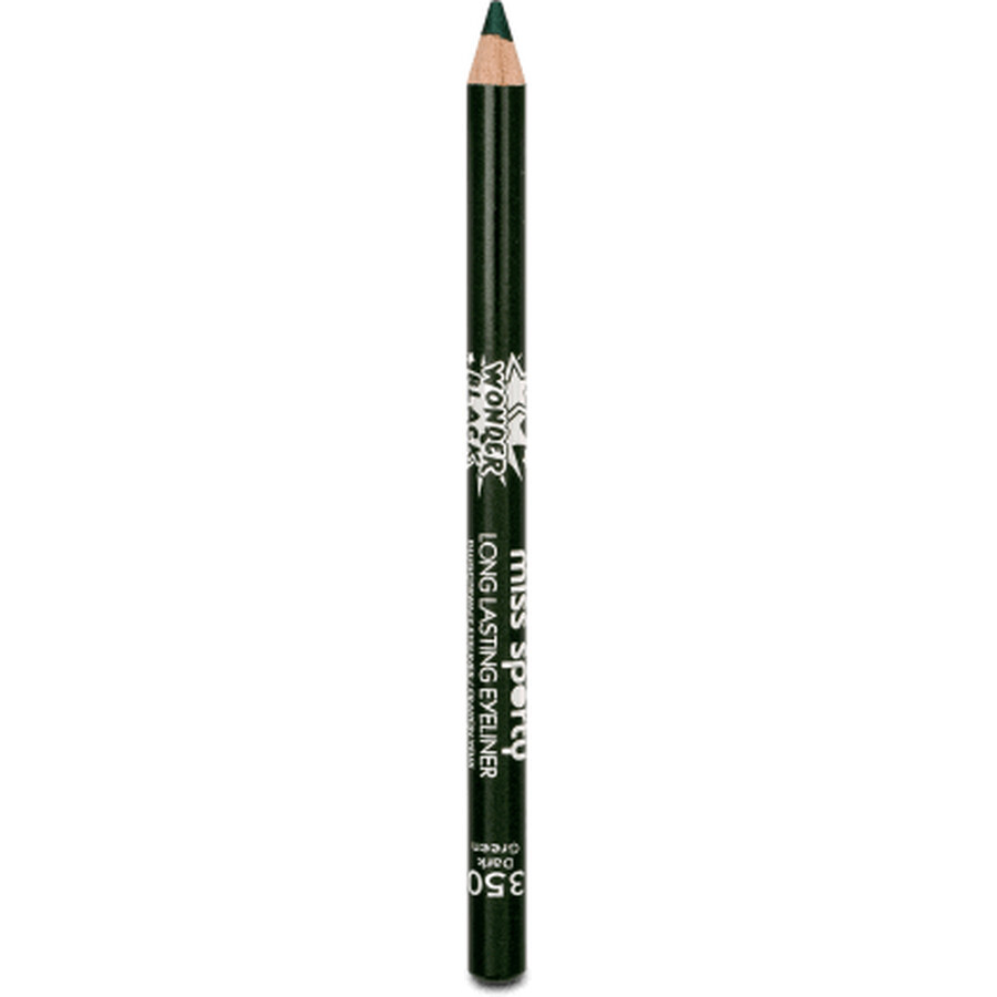 Miss Sporty Wonder Long Lasting Eye Pencil 350 Dark Green, 1.2 g