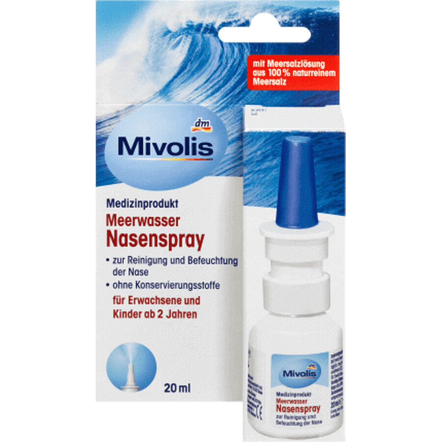 Mivolis Zeewater neusspray, 20 ml