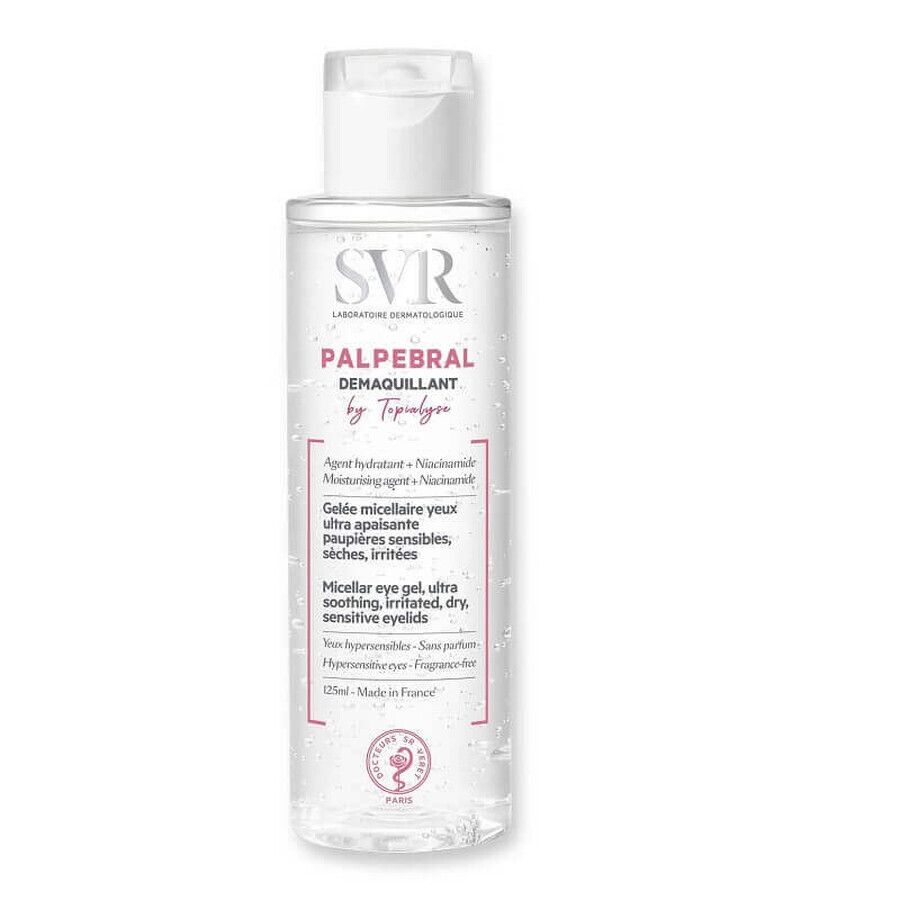 SVR Palpebral by Topialyse - Demaquillant Yeux Struccante Occhi Sensibili, 125ml