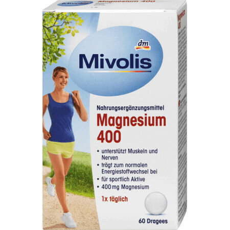 Confetti Mivolis Magnesio 400, 65,7 g, 60 gocce
