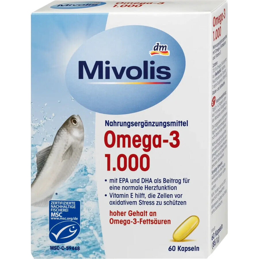 Mivolis Omega-3 cápsulas, 85 g