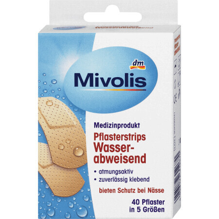 Mivolis Cerotti impermeabili, 40 pz