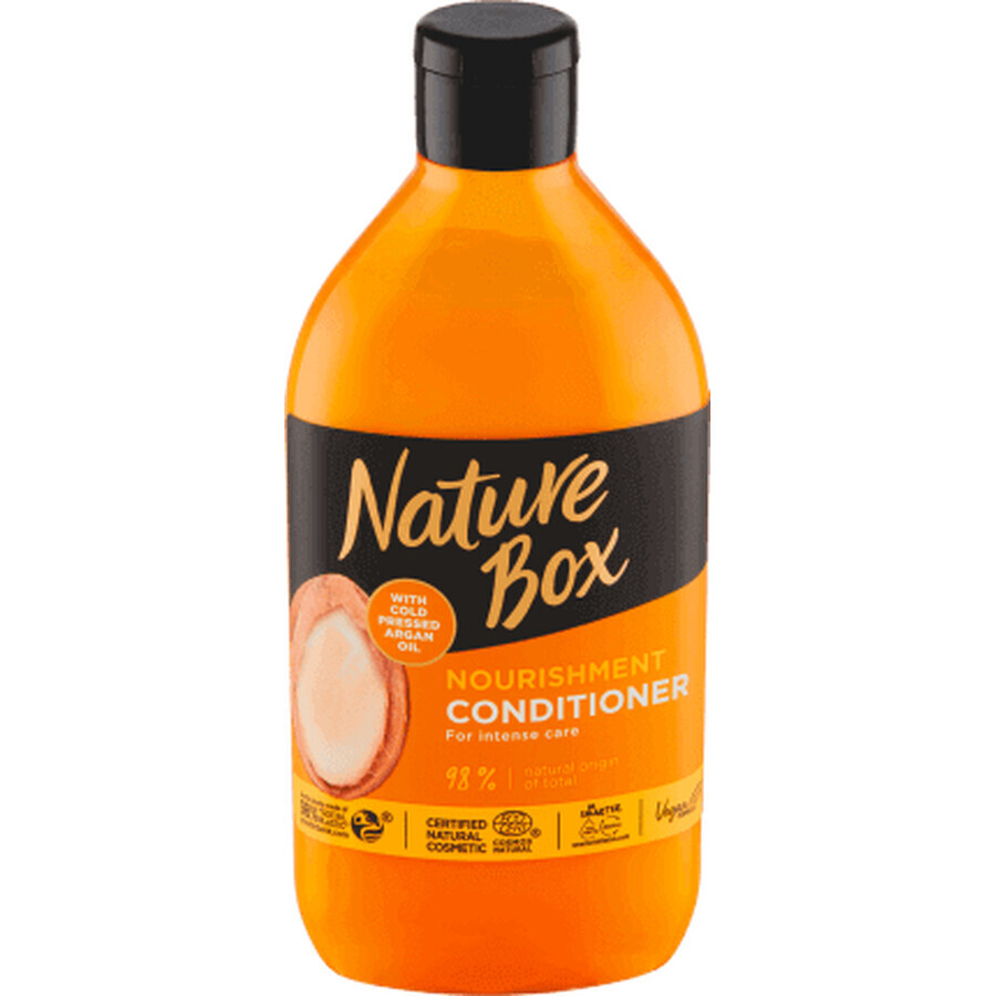 Nature Box Balsamo per capelli con olio di argan, 385 ml
