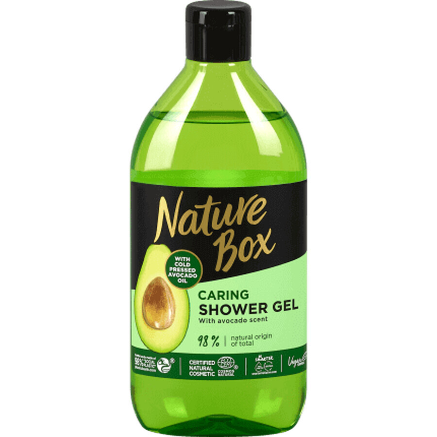 Nature Box Gel doccia con avocado, 385 ml