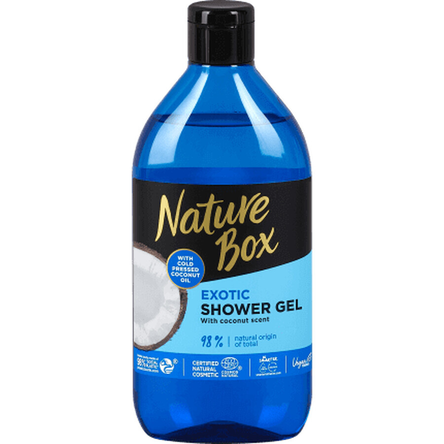 Nature Box Shower gel with coconut, 385 ml