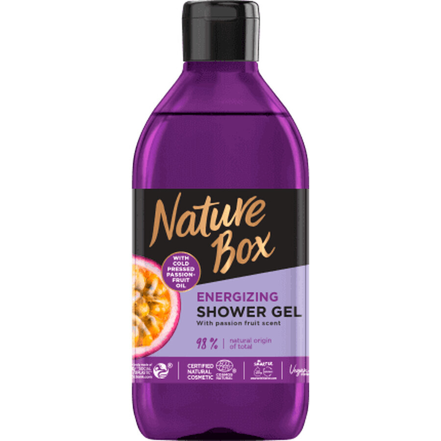 Nature Box Gel doccia al frutto della passione, 385 ml