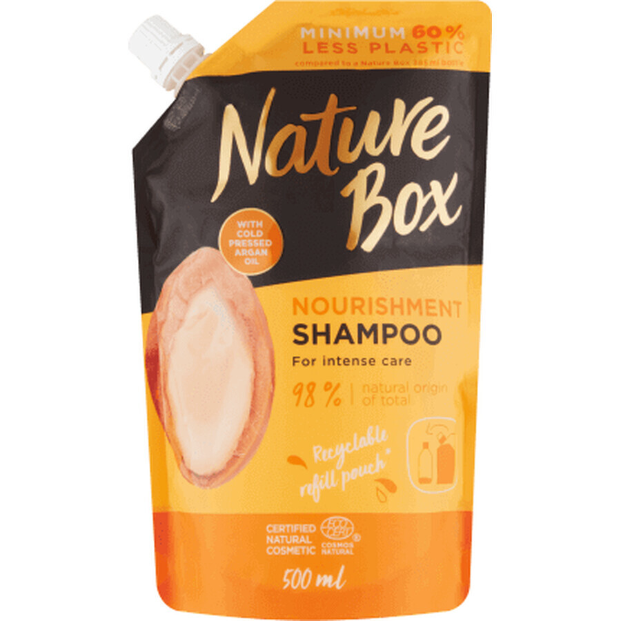 Shampoo Nature Box Reserve con olio di argan, 500 ml