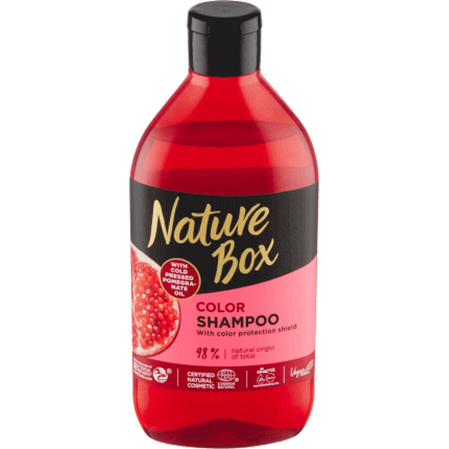 Nature Box Shampoo per capelli al melograno, 385 ml