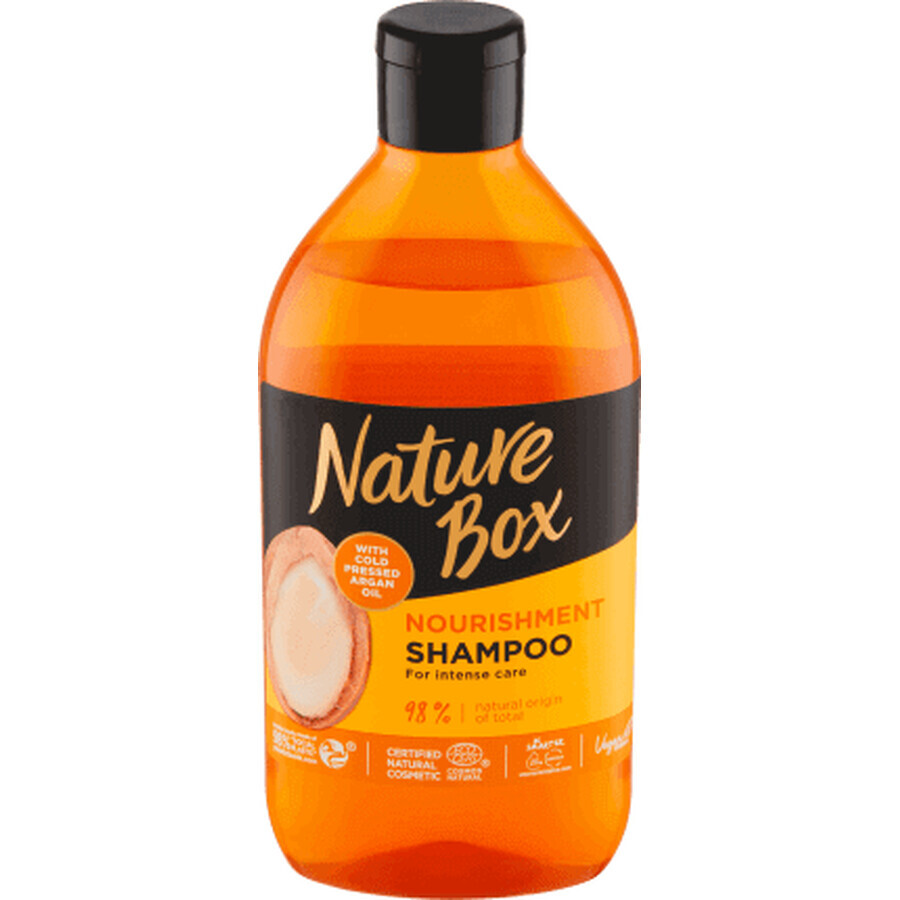Nature Box Shampoo per capelli con olio di argan, 385 ml