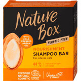 Nature Box Shampoo solido con olio di argan, 85 g