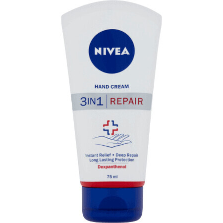 Nivea crema mani riparatrice 3 in 1, 75 ml