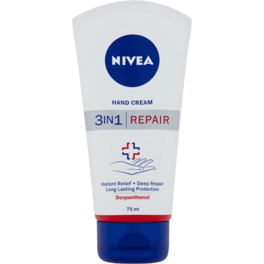 Nivea crema mani riparatrice 3 in 1, 75 ml