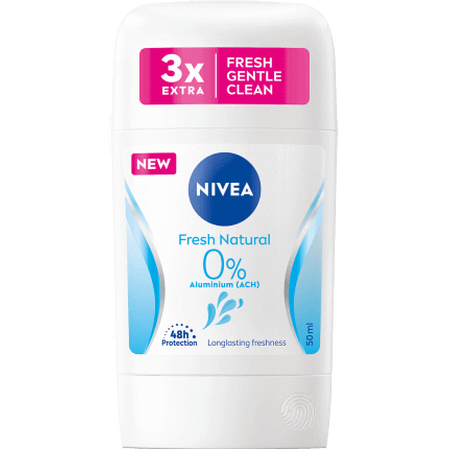 Nivea deodorante stick fresco naturale, 50 ml