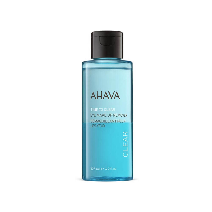 Ahava Time to Clear - Eye Make Up Remover Struccante Bifasico occhi, 125ml