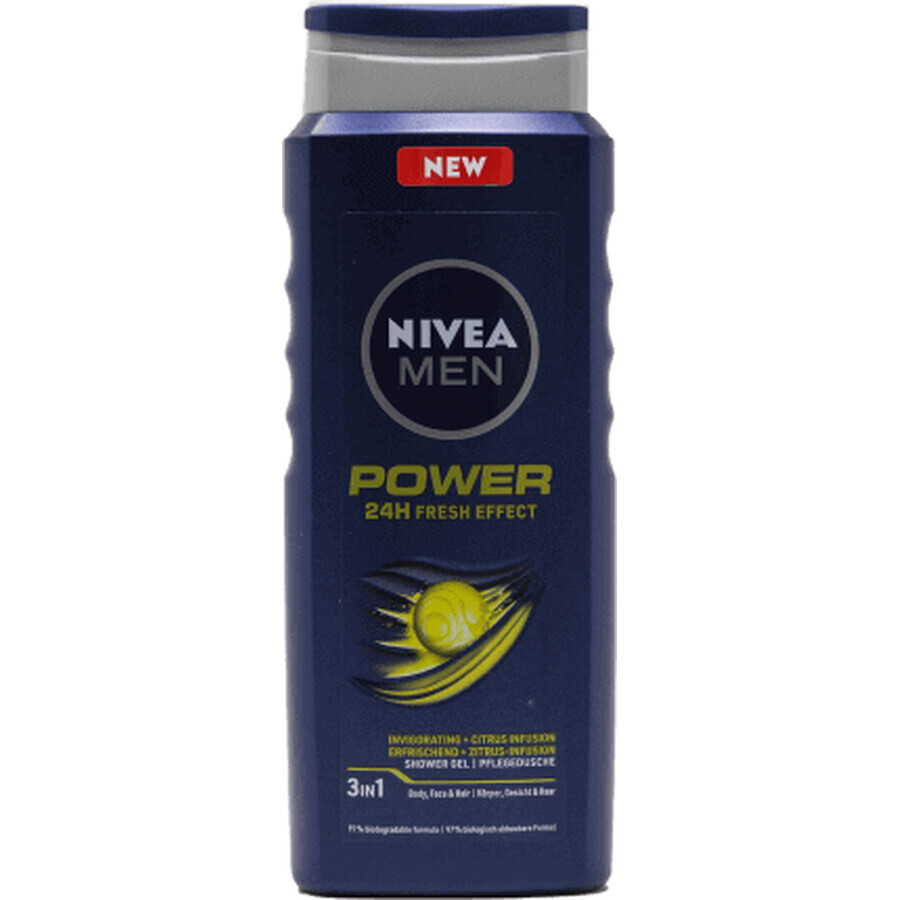 Nivea MEN Power Refresh Douchegel, 500 ml