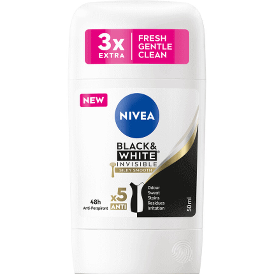 Nivea Nivea Deo stick Nero&W Setoso 50ml, 50 ml