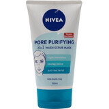 Nivea Pore Purifying maschera esfoliante 3in1, 150 ml