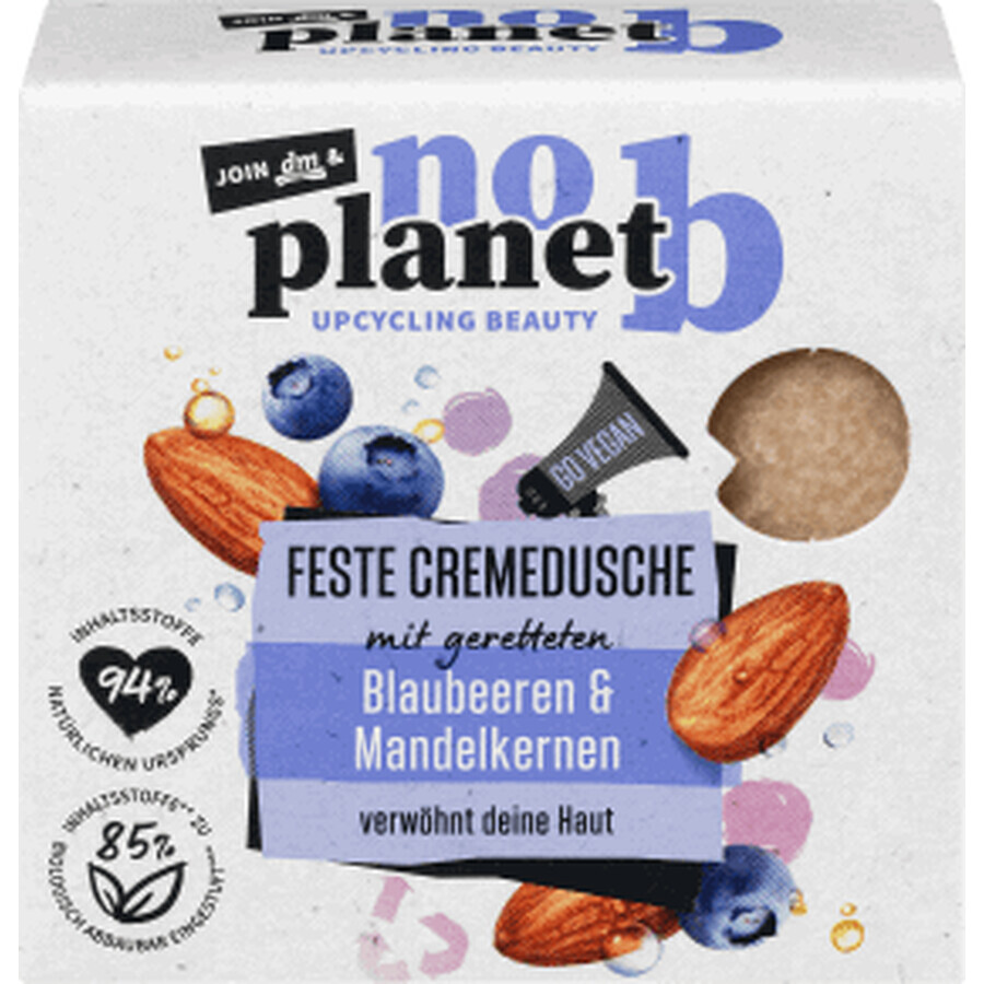 No Planet B Solid Blueberry Shower Cream, 80 g