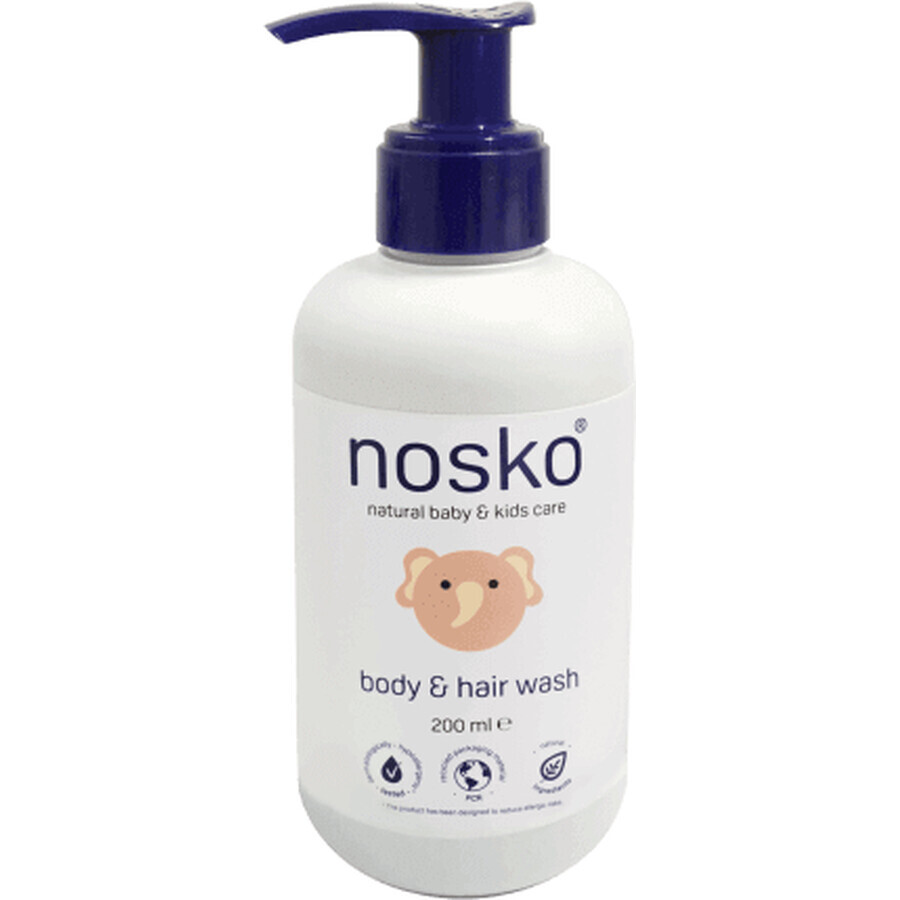 Nosko Cleansing foam for body and hair, 200 ml