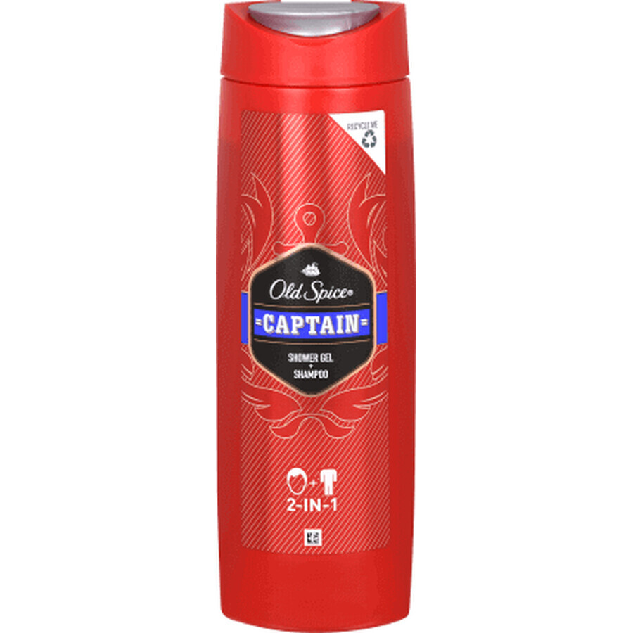 Gel doccia Old Spice Captain, 400 ml