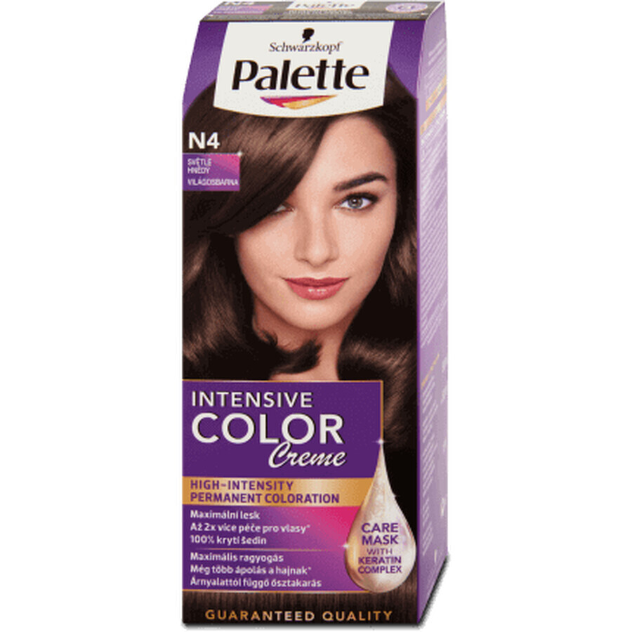 Palette Intensive Color Creme Colorante permanente N4 (5-0) Marrone chiaro, 1 pz