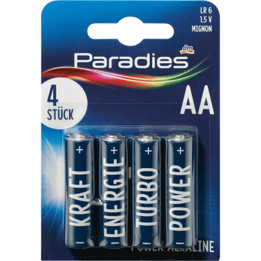 Paradies Mignon AA batteries, 4 pcs