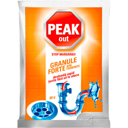 Peak Granule stura tubi con acqua calda, 80 g