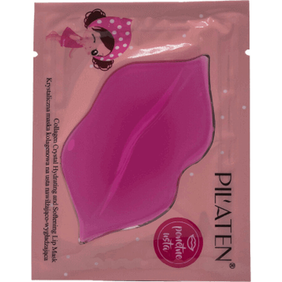 Pilaten Lip Mask with Collagen, 1 pc