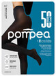 Pompea Dres microfibra donna 50 DEN 1/2-S nero, 1 pz