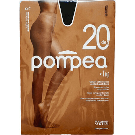 Pompea Dres top donna 20 DEN 1/2-S nero, 1 pz