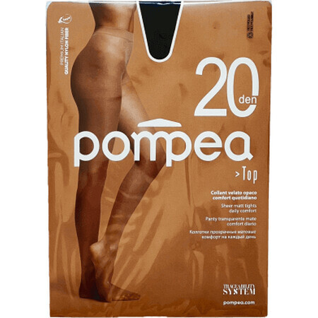 Pompea Dres Top da donna Nero 20 DEN 3-M, 1 pz