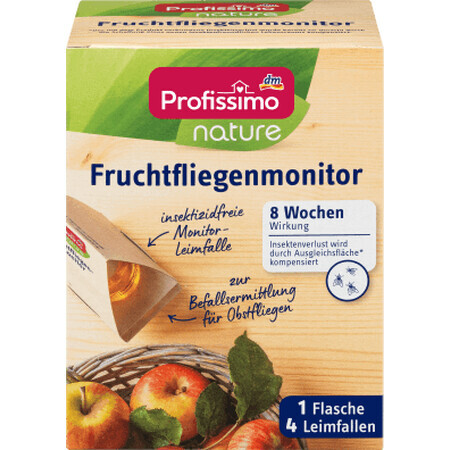 Profissimo Trappola per mosche della frutta, 4 pz