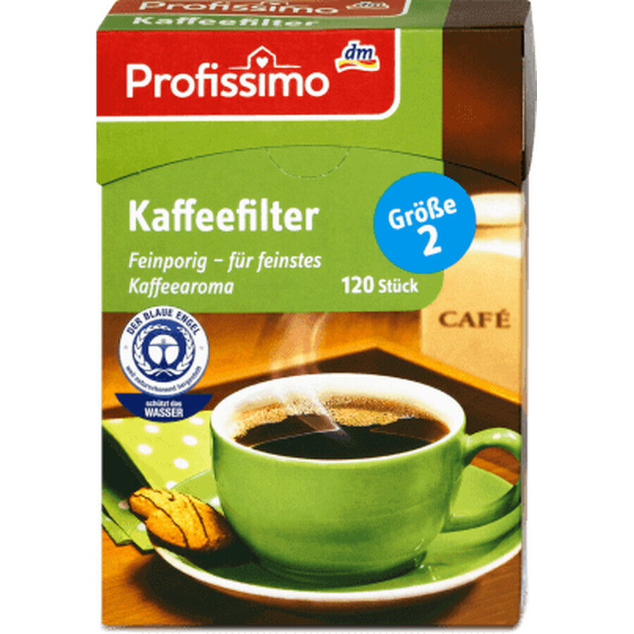 Profissimo Filtro caffè n. 2, 120 pz