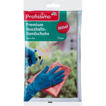 Profissimo Haushaltshandschuhe, Größe M, 1 Stück