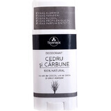 Deodorant with cedar and charcoal, 60 g, Trio Verde