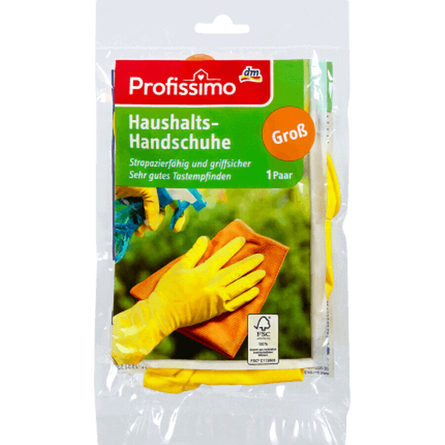 Profissimo Household gloves, size L, 1 piece