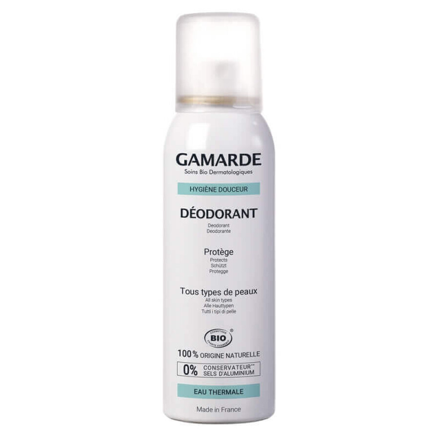 Deodorante spray naturale, 100 ml, Gamarde