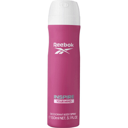 Reebok Deodorante spray ispira la tua mente, 150 ml
