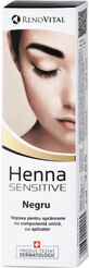 RENOVITAL Henna Sensitive crema per sopracciglia colorante nero, 6 g