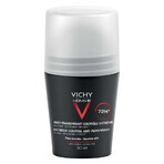 Vichy Homme - Deodorante Roll On Anti-Traspirante Controllo Estremo 72H, 50ml