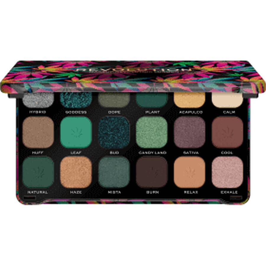 Palette di ombretti Revolution Forever Flawless Chilled, 19,8 g