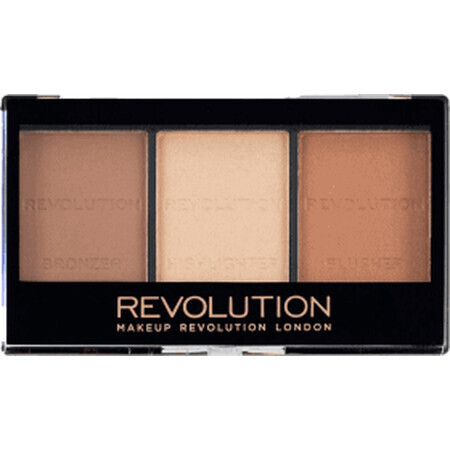 Kit palette Revolution Ultra Sculpt & Contour per contour Ultra Leggero/Medio C04, 11 g