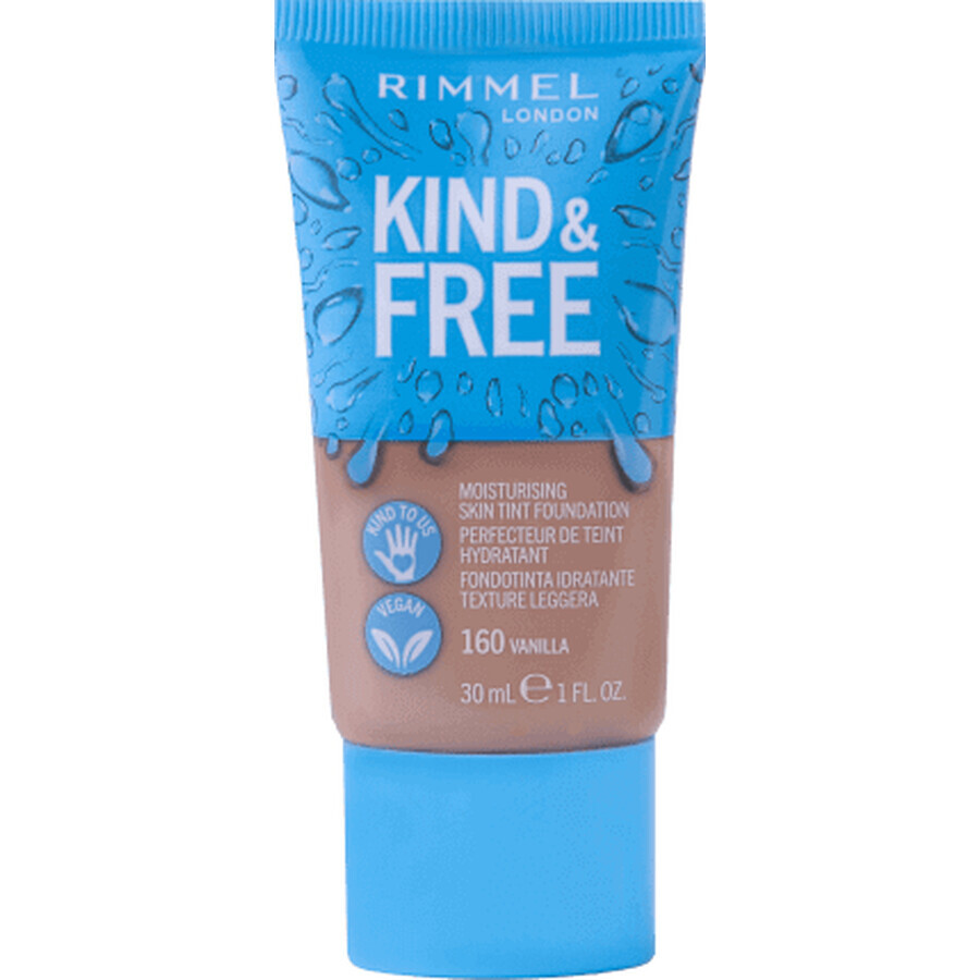 Rimmel London Fondotinta Kind&Free 160 Vaniglia, 30 ml