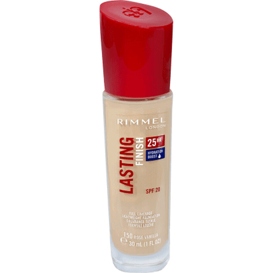 Rimmel London Foundation Lasting Finish 25h, 150 Rose Vanilla, 30 ml