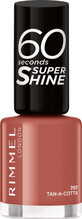 Rimmel London Smalto Per Unghie 60 Secondi Super Shine 707 Tan-A-Cotta, 8 ml