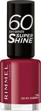 Rimmel London Smalto per unghie 60 Seconds Super Shine 710 Oh my cherry, 8 ml