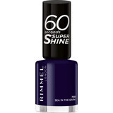 Rimmel London Nail Polish 60 Seconds Super Shine 720 Sea in the dark, 8 ml