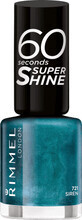 Rimmel London Smalto Per Unghie 60 Secondi Super Shine 721 Sirena, 8 ml